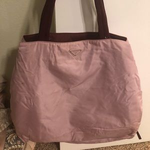 Prada beach / travel bag tote